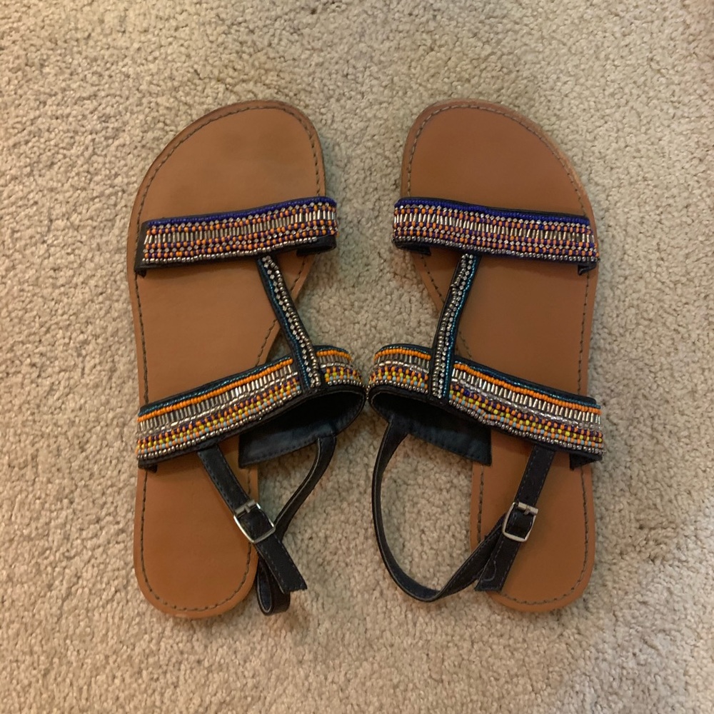 Beaded sandals